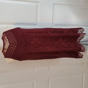 💕Maurices lace and crochet dress